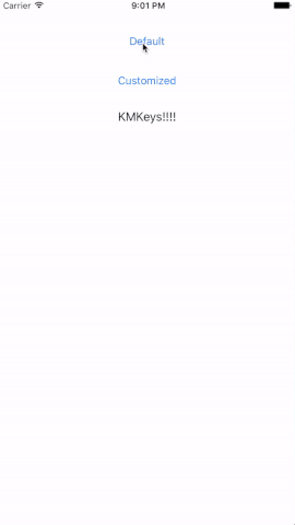 KMKeys-iOS Swift